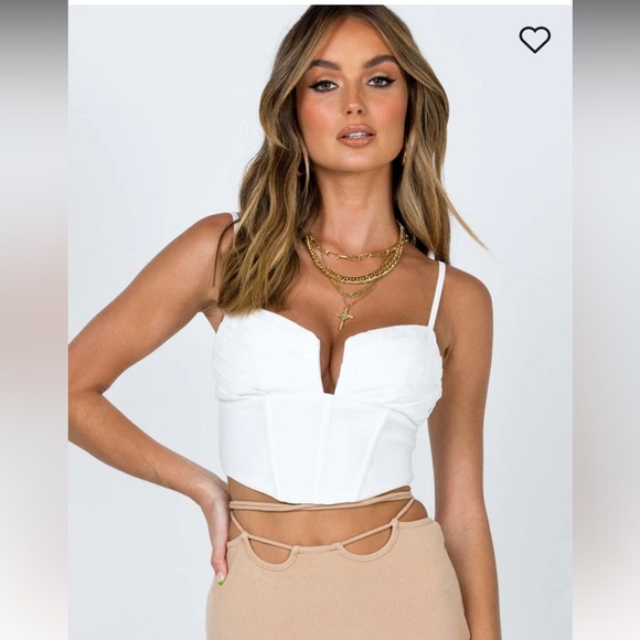 Jorja white corset top - Picture 4 of 10